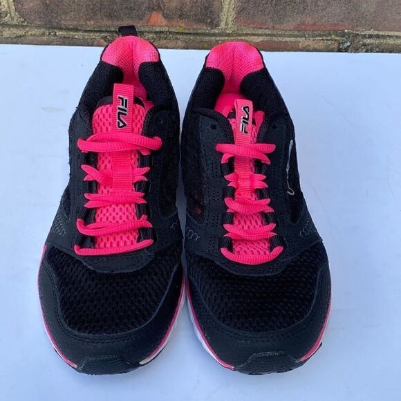 FILA Black Memory Windstar Running Shoes Size 6.5 - Picture 2 of 8